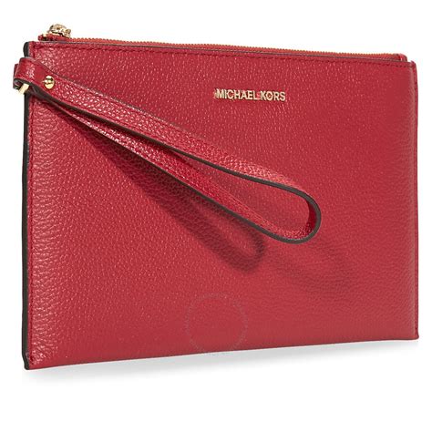 michael kors clutch rood|michael kors wristlet outlet.